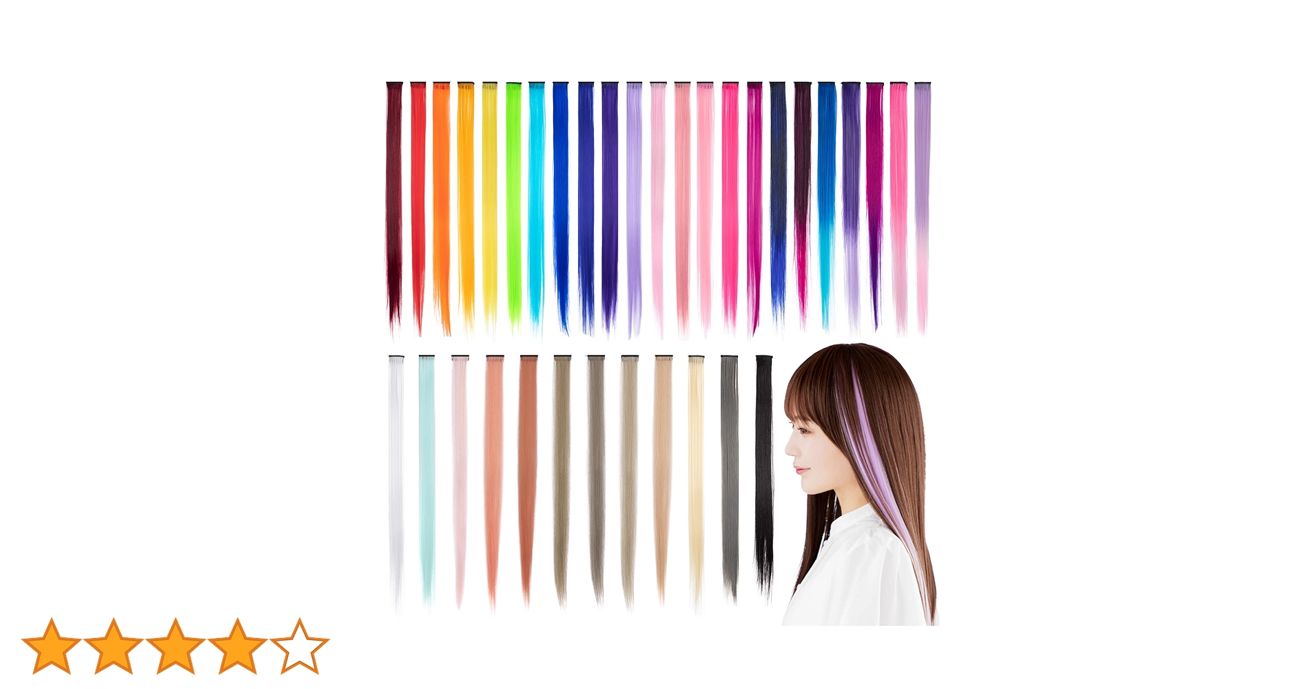 Amazon.co.jp: [クラッセ] ワンタッチメッシュエクステ 6本セット 単色